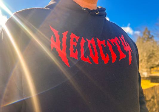 Black Velocity Hoodie